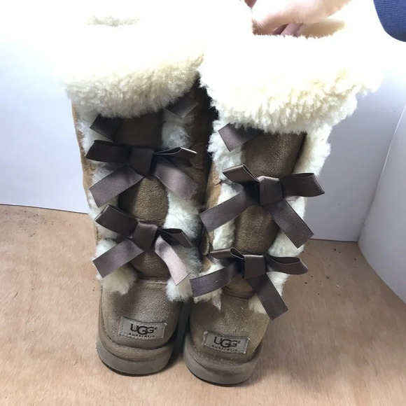 Ugg Womens Australia 1007308 Tall Brown Boots Size 6 - Picture 5 of 8